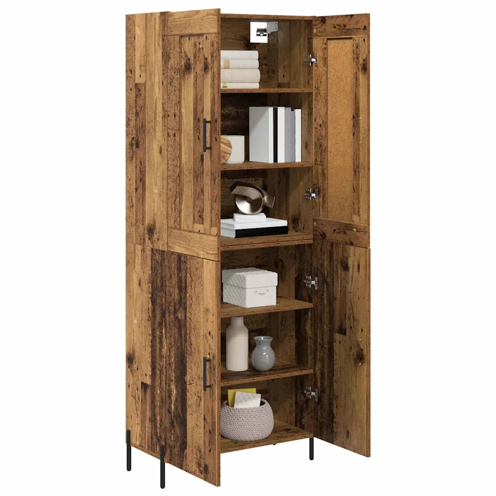 Credenza 2 pcs Legno vecchio Legno multistrato 3415667