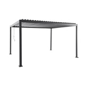 Pergola bioclimatica 3x4m in alluminio e acciaio con lamelle