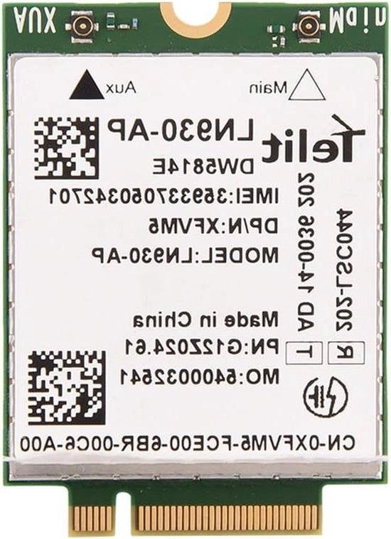 Modulo NGFF 4G LTE con supporto M.2 per WWAN, GNSS e A-GPS, resistente alla corrosione e allo sforzo, duraturo e portatile.
