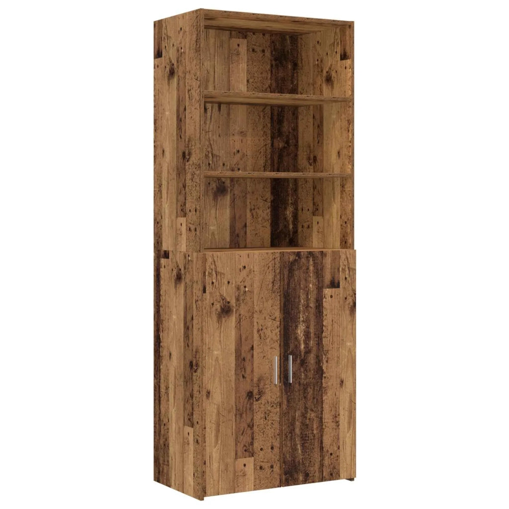 Armadio per la conservazione con ripiani Legno antico 3446667