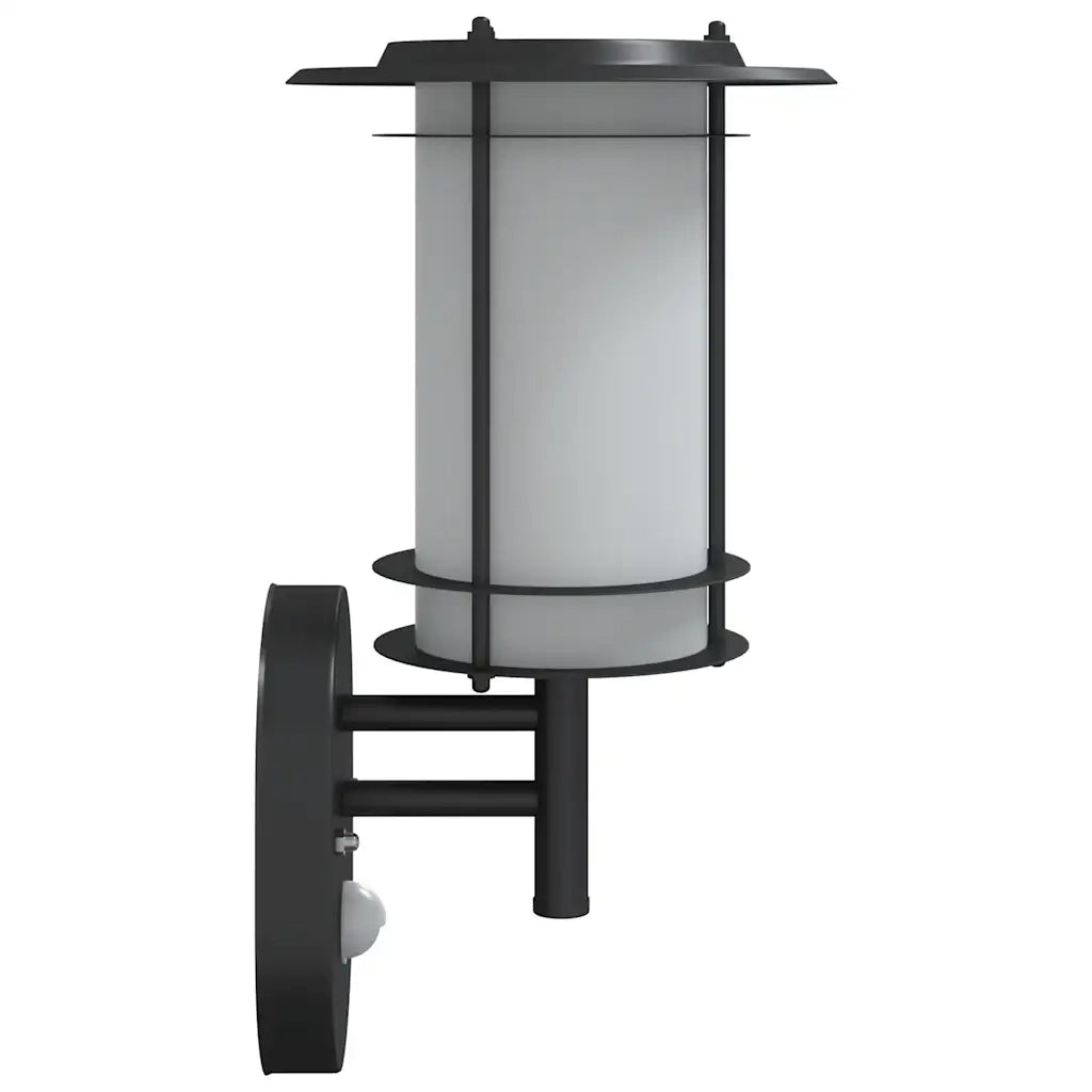 Applique per Esterno con Sensore 2 pz Nere in Acciaio Inox CFW5915347