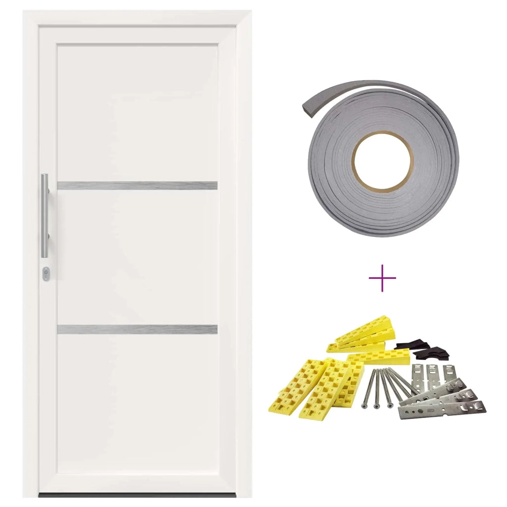 Porta Frontale Bianco 88 x 200 cm PVC 3445687