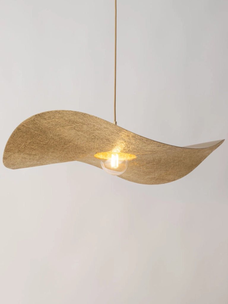 Lampada a sospensione Kapello a cappello oro Ø76 E27 Sigma