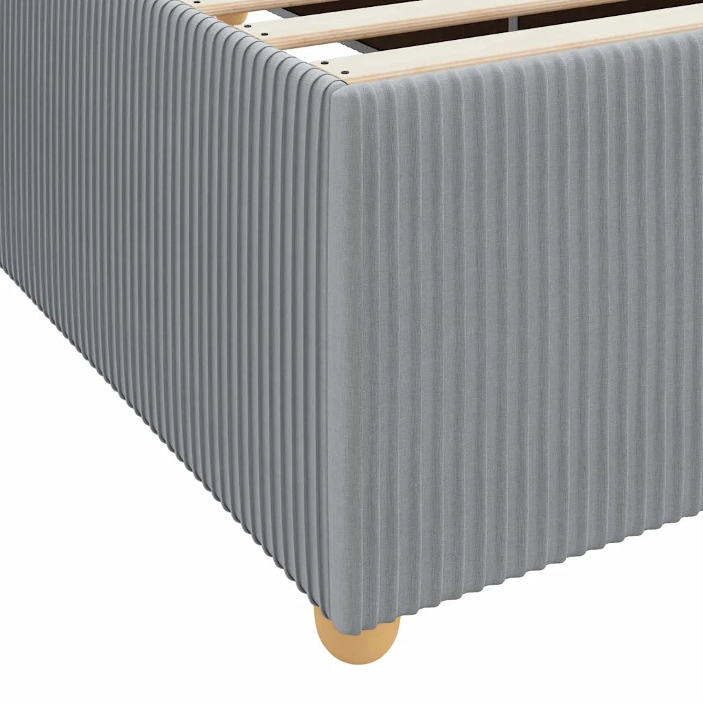 Struttura del letto Grigio chiaro 90 x 190 cm Tessuto 3398327