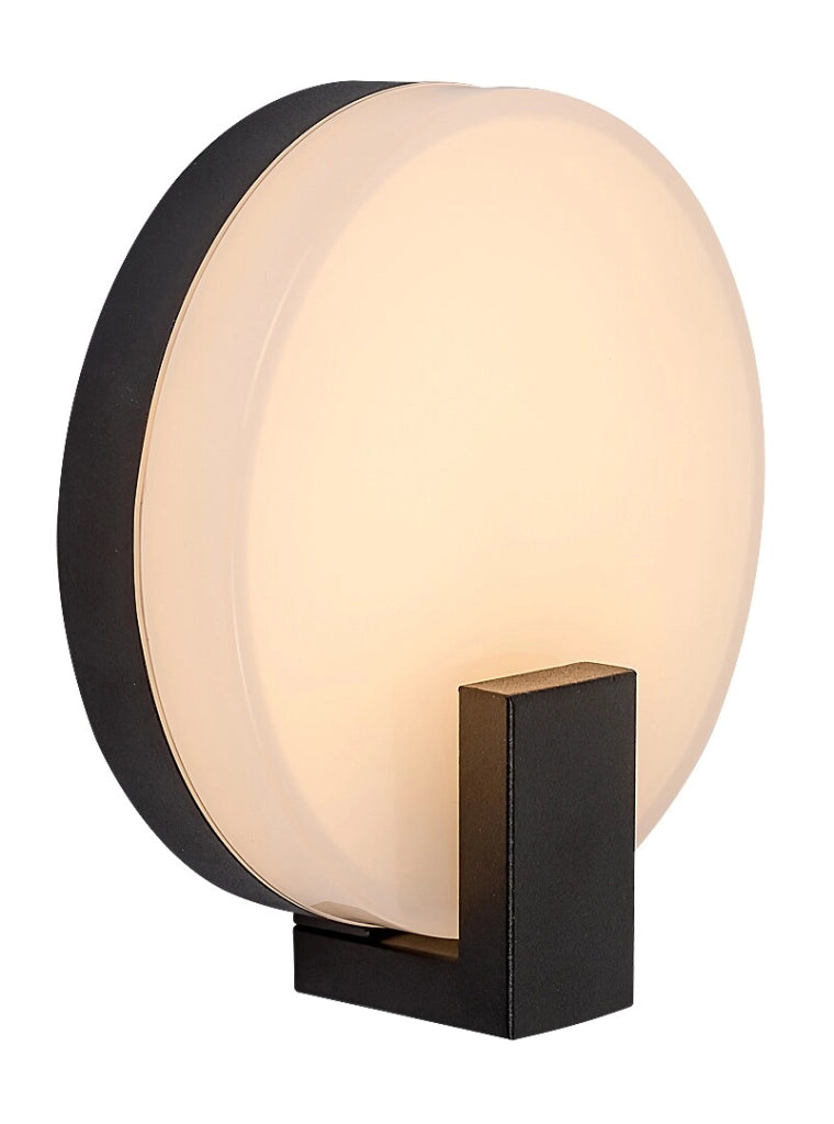 Applique esterna moderna LED 10W Cyprus nera IP44 Rabalux