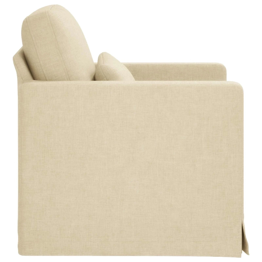 Divano Crema 78 x 78 x 80 cm Tessuto 42024353