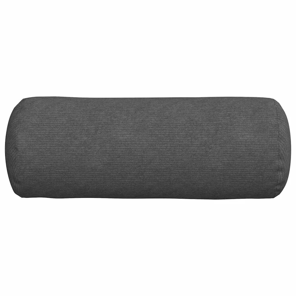 Cuscini a rullo 2 pz | Cuscini per sedie Grigio scuro ? 25 x 70 cm