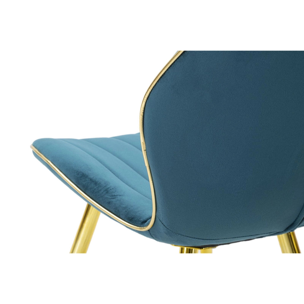 Set di 2 Sedie VKH384, Ottanio, Metallo, 46x58x77 cm