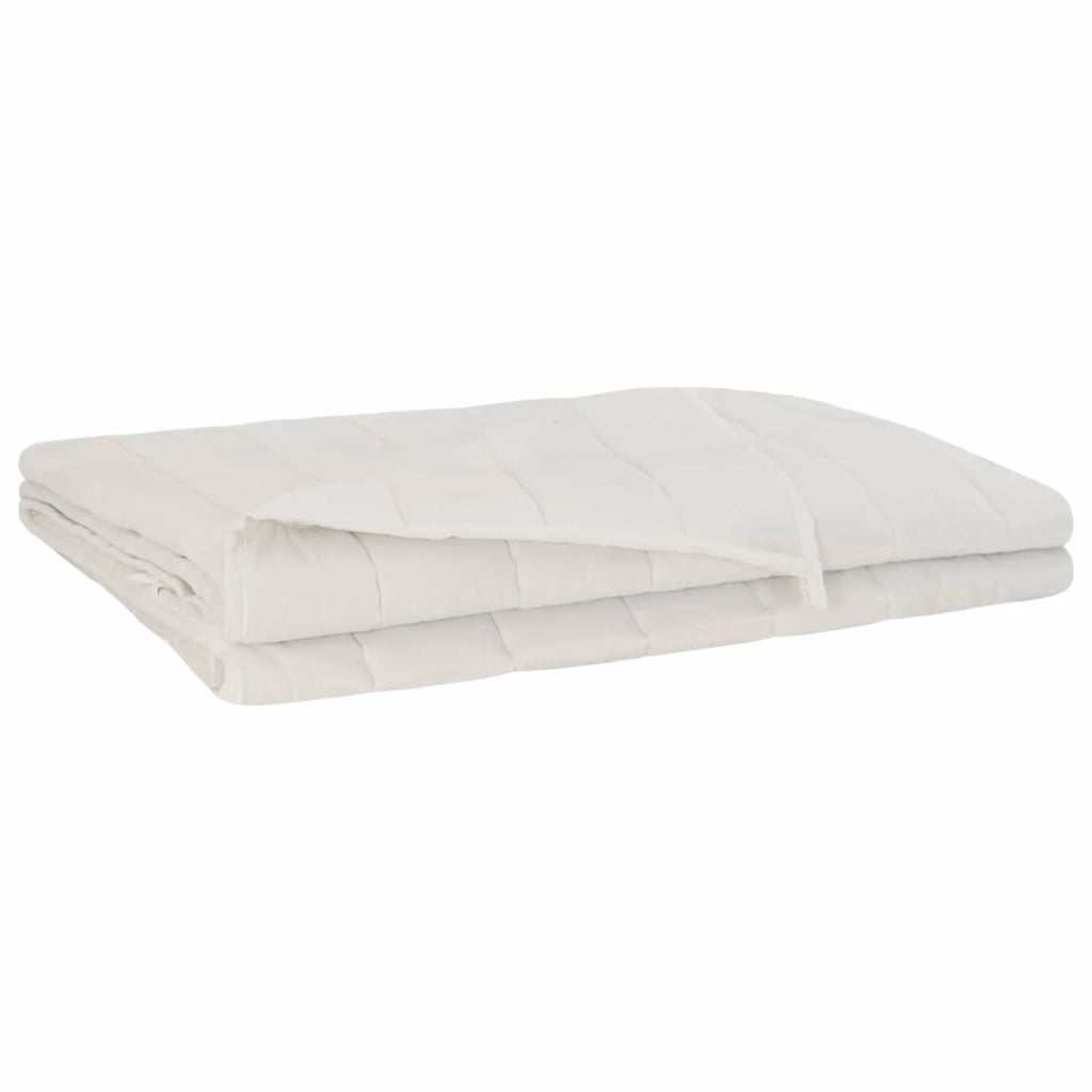 Coperta Ponderata Bianco 122 x 183 cm 9 kg 100% Cotone 205T 3442920