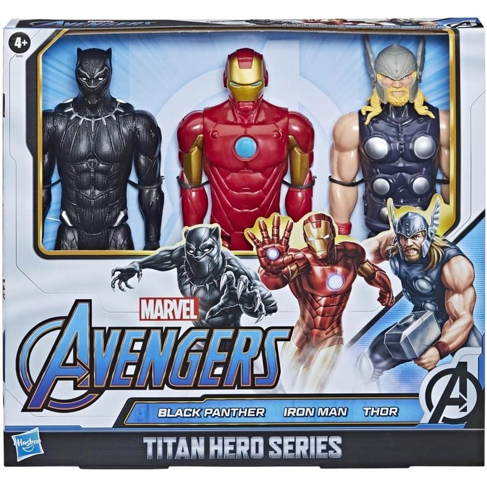 Marvel Avengers Titan Hero Thor Black Panther Iron Man da 30 cm Idea Regalo