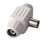 Adattatore triplo per cavi tv presa/presa/spina 9,5mm