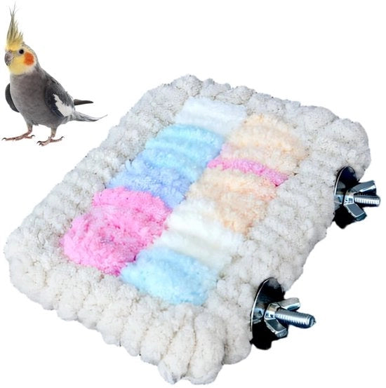 Accessori per gabbie per uccelli - Sfida invernale - Sfinge per uccelli - Decorazione interattiva - Sostegno unilaterale - Nido per uccelli - Modello: Vogelnest - Dimensioni: 60 x 30 x 20 cm - Materiale: Poliestere