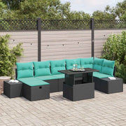 Set Divano da Giardino 8 pz polyrattan 3359893