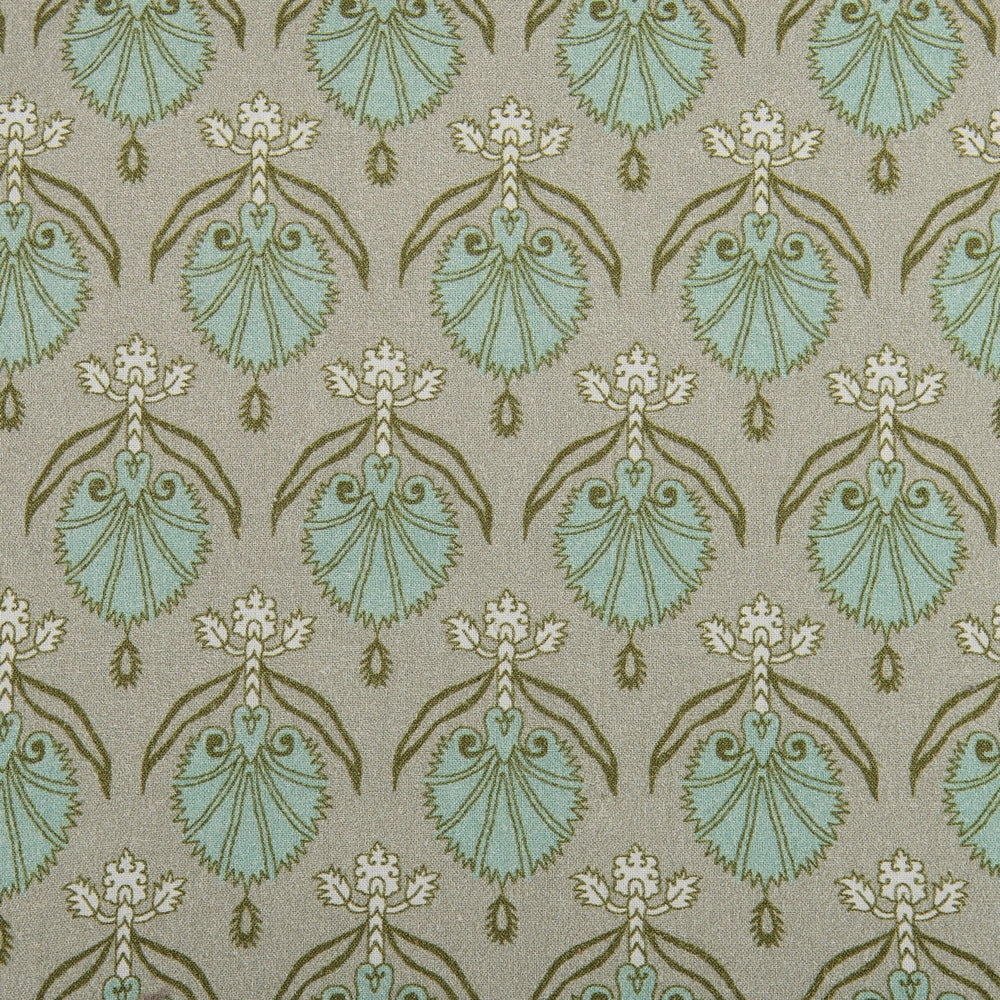 Cuscino decorativo cotone motivo foglia 45 x 45 cm sfoderabile cerniera decor accessori