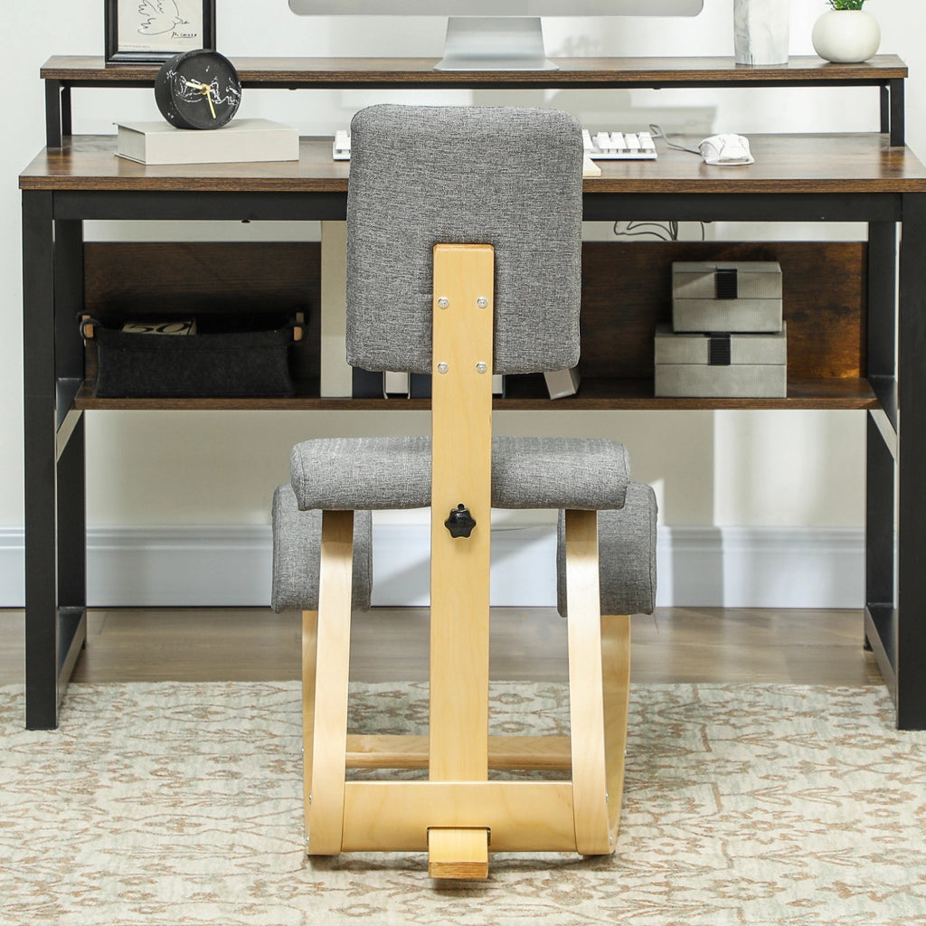 Sedia ergonomica a ginocchia ¨C zephmum ¨C grigio