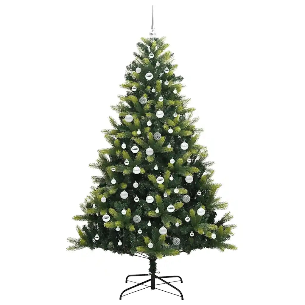 Albero di Natale Artificiale a Cerniera con 300 LED 210 cm 3396005