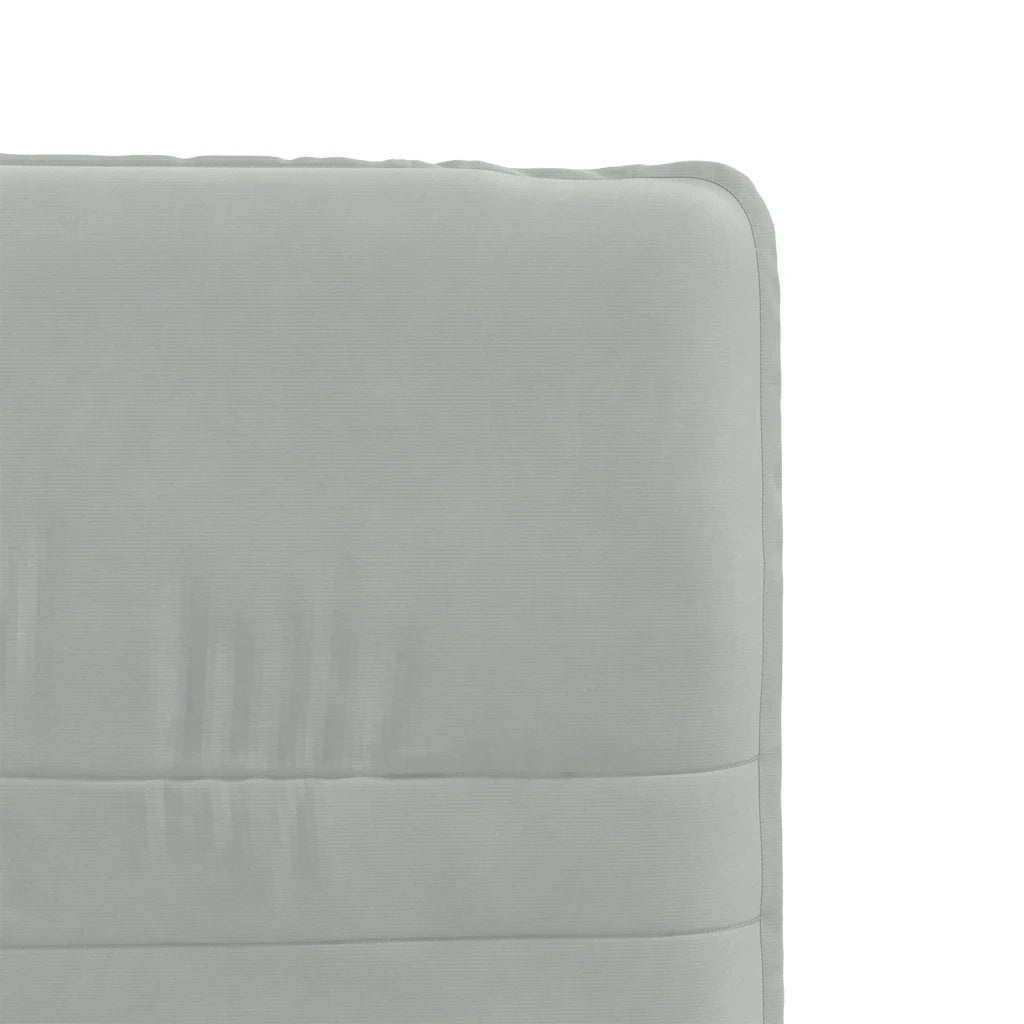 Sedia da Pranzo Grigio Chiaro in Velluto 4101267