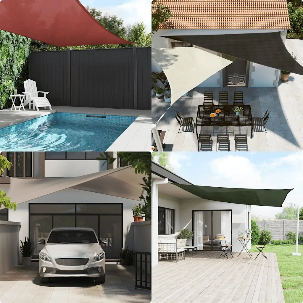 Vela Parasole 160 g/m² Blu 2x2,5 m in HDPE 311501