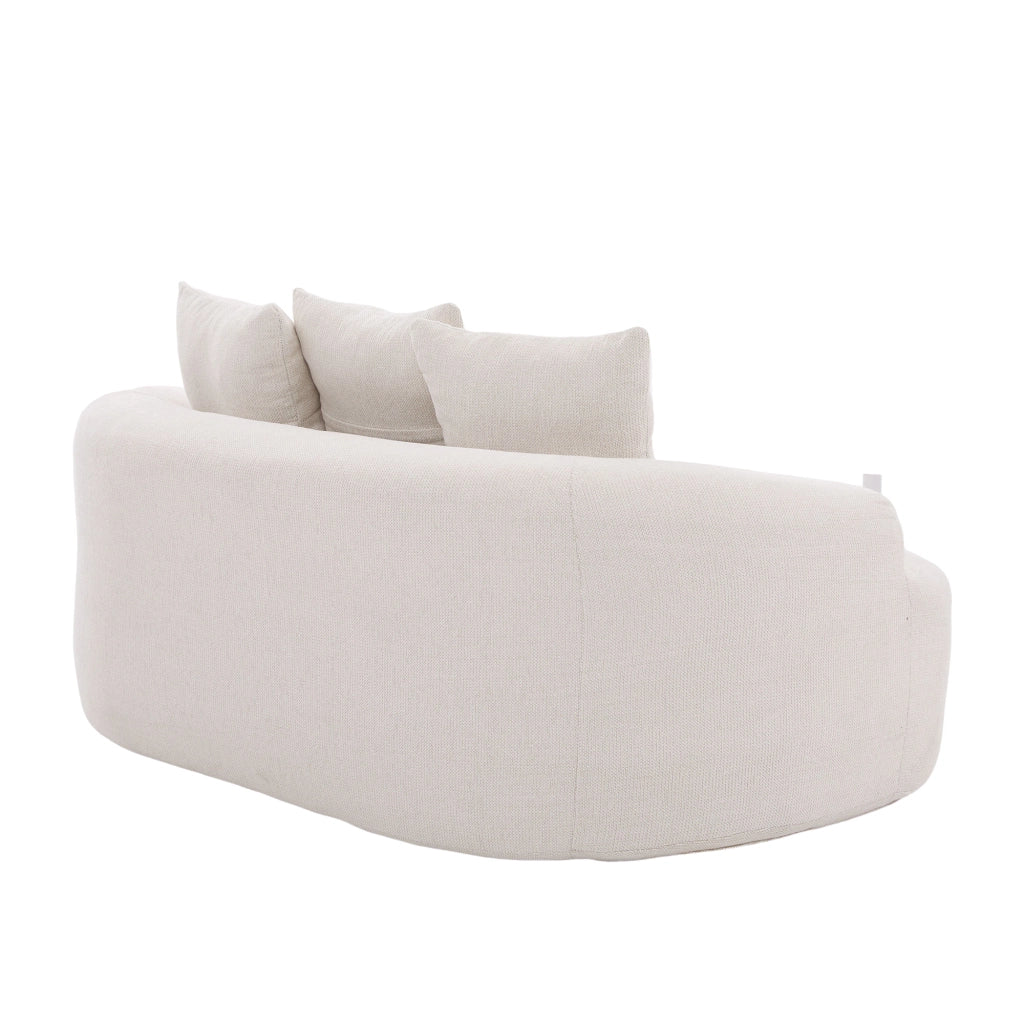 Divano 2 Posti Chenille con Cuscini Morbidi ¨C MINIMAL ¨C Velluto, Grigio