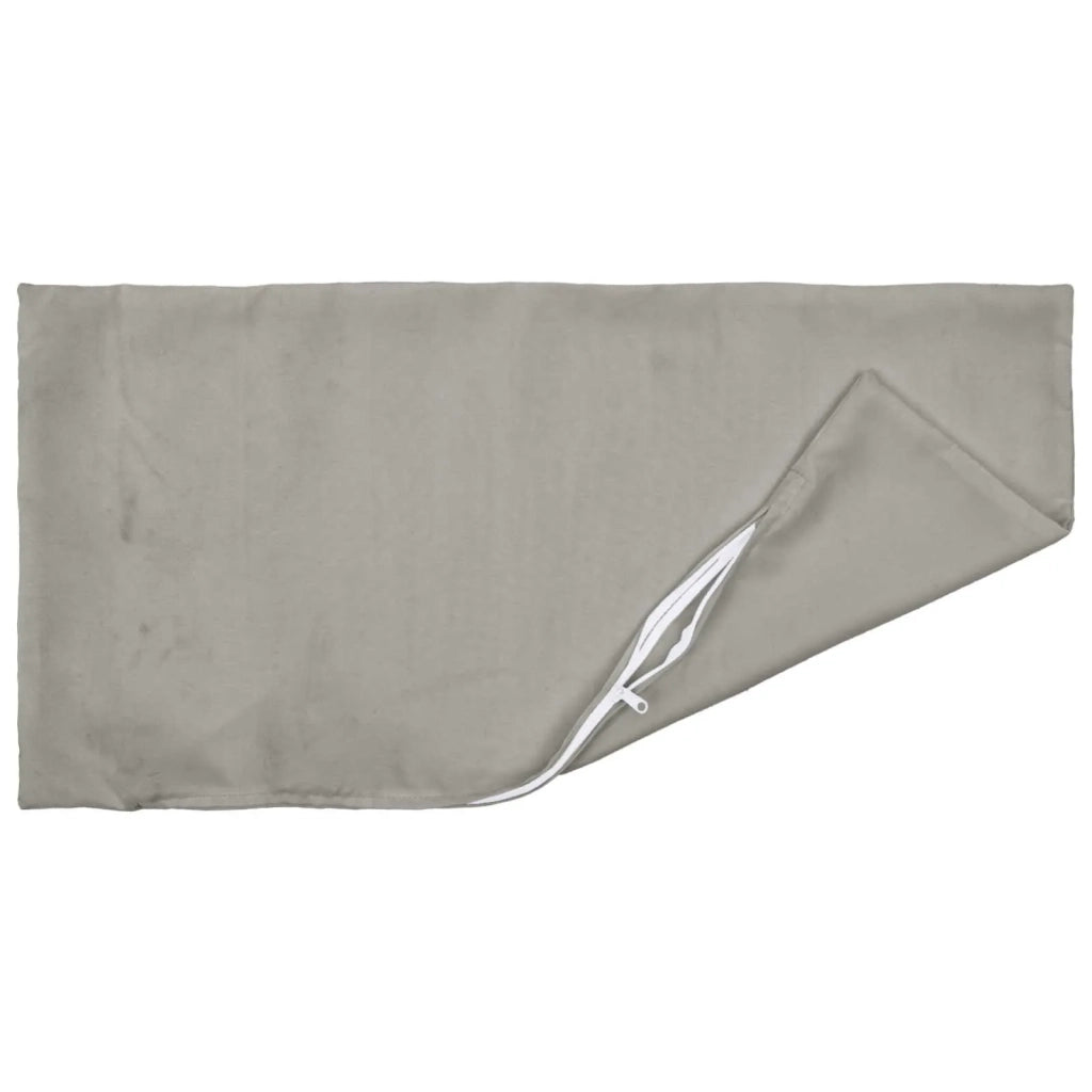Federa 2 pcs HEERLEN Grigio 40 x 80 cm Poliestere 910027