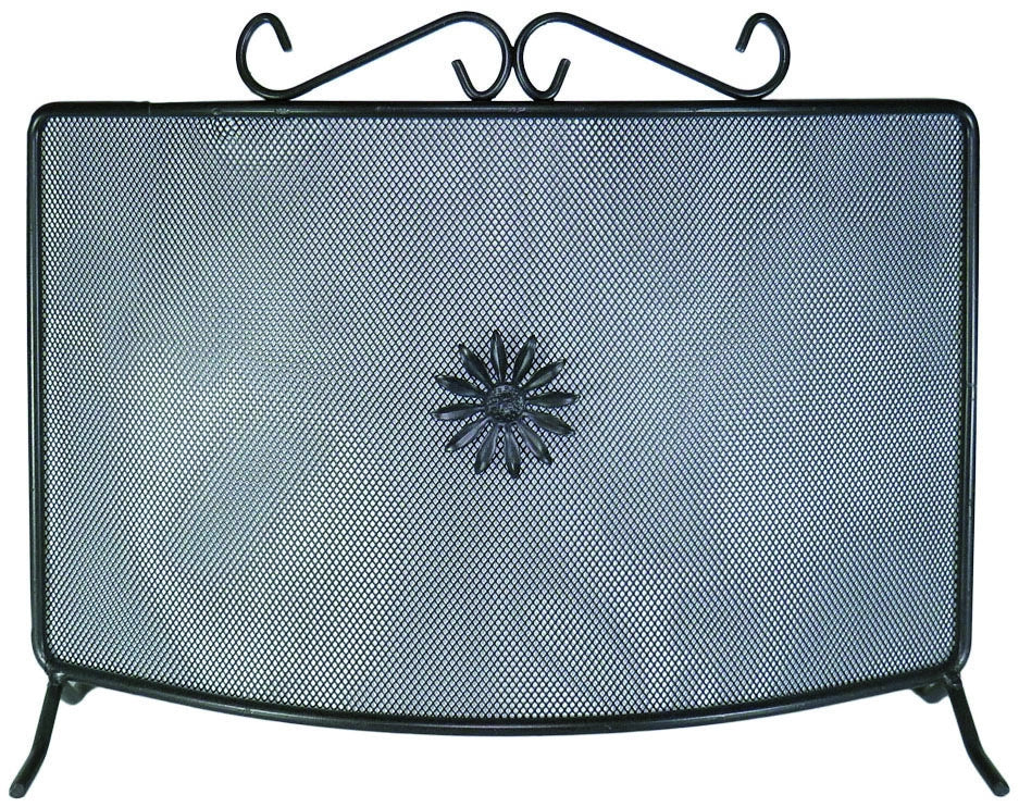 PARASCINTILLE PER CAMINETTI CURVO TOLOSA cm. 60x45 h