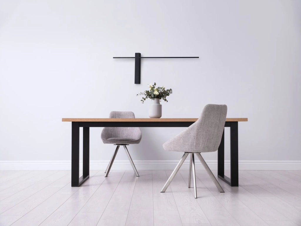 Applique SABRE nera industriale LED 6W 61cm Maxlight