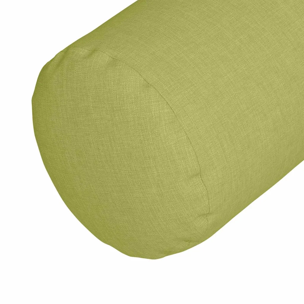Cuscini a rullo 2 pcs Verde chiaro Ø 15 x 40 cm Tessuto 42014278