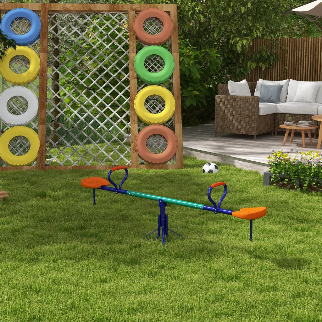 Dondolo per Bambini Regolabile con Base in Acciaio ¨C Minimal ¨C Multicolore