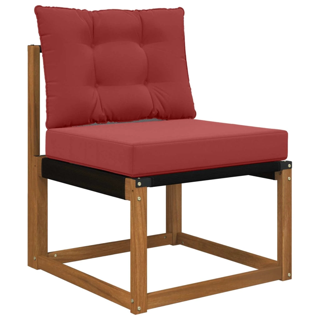 Cuscino per divano da esterno 2 pcs Rosso vino Poliestere