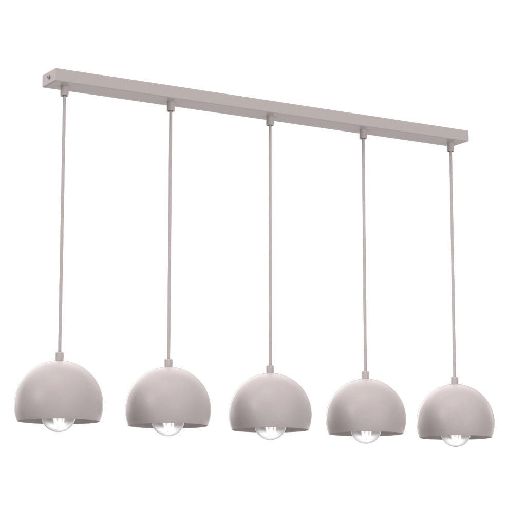 Lampada sospesa a cupole Sool 5xE27 kaszmir