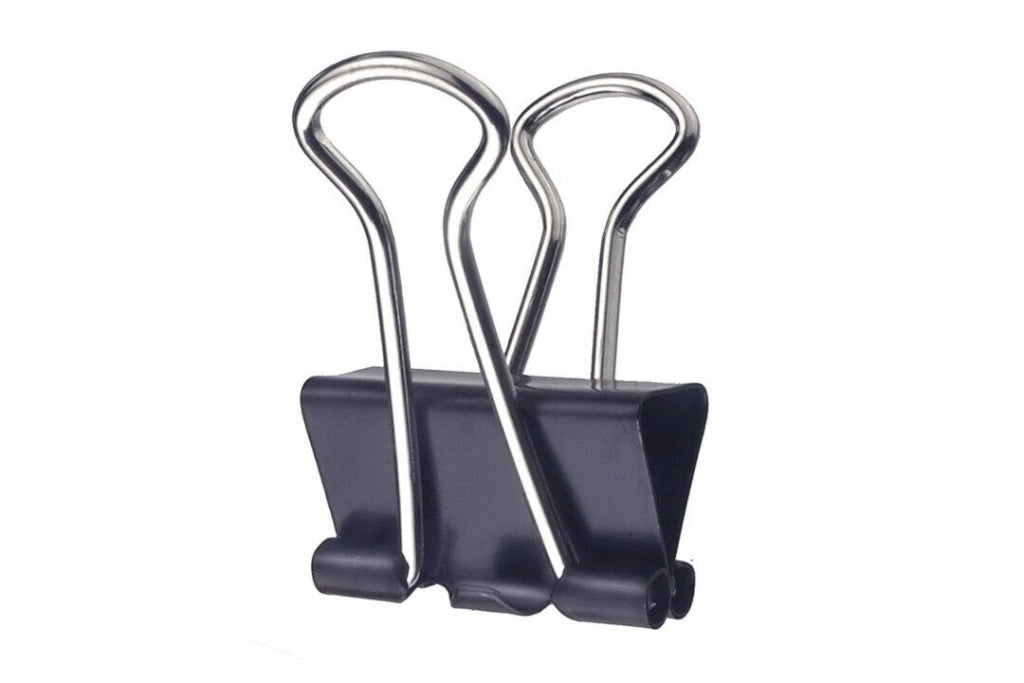 Multiclips Clips 25 Mm Nero Pezzi 12 - Masidef