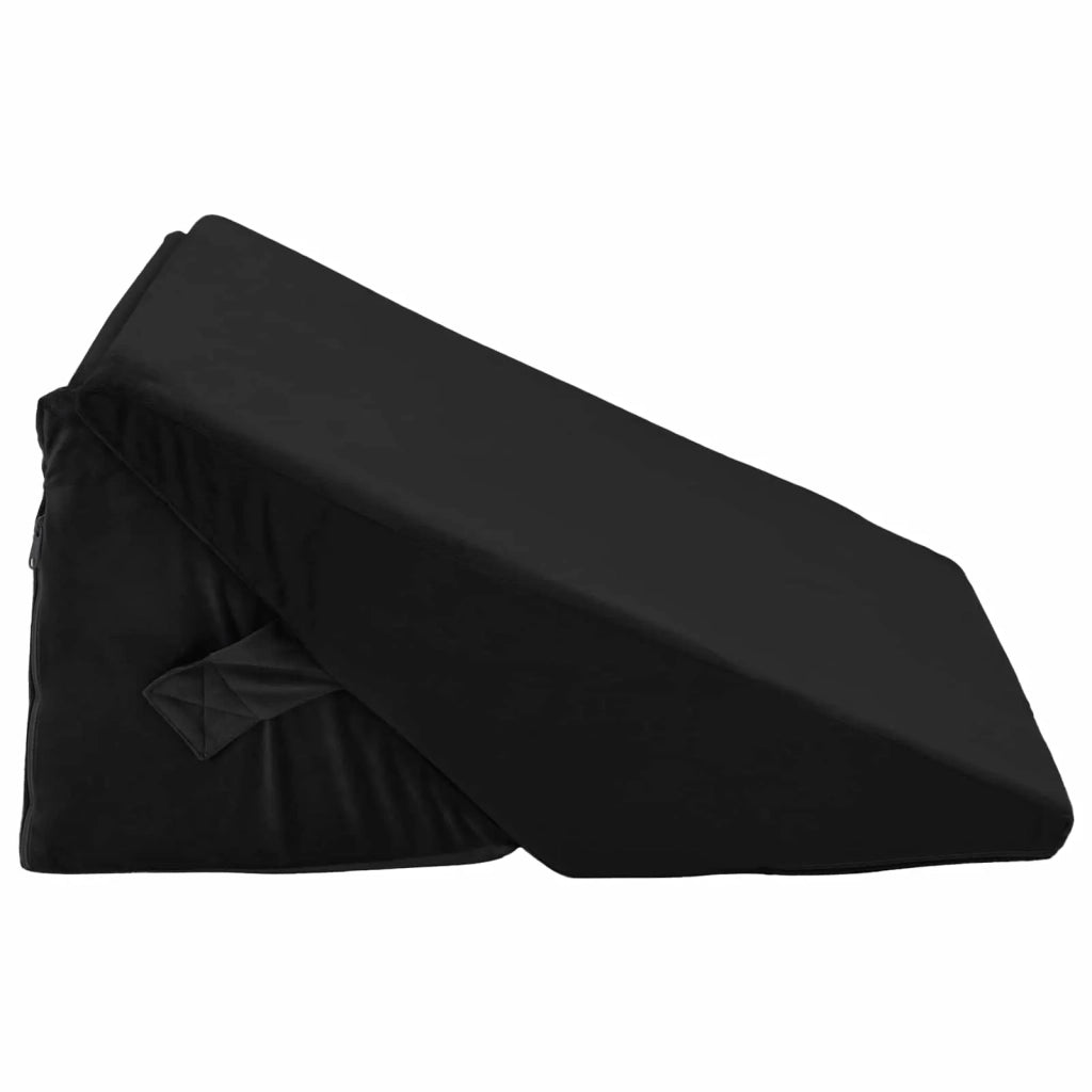 Cuscino a Wedge Nero 55 x 55 x 26 cm Schiuma Memory 42020242