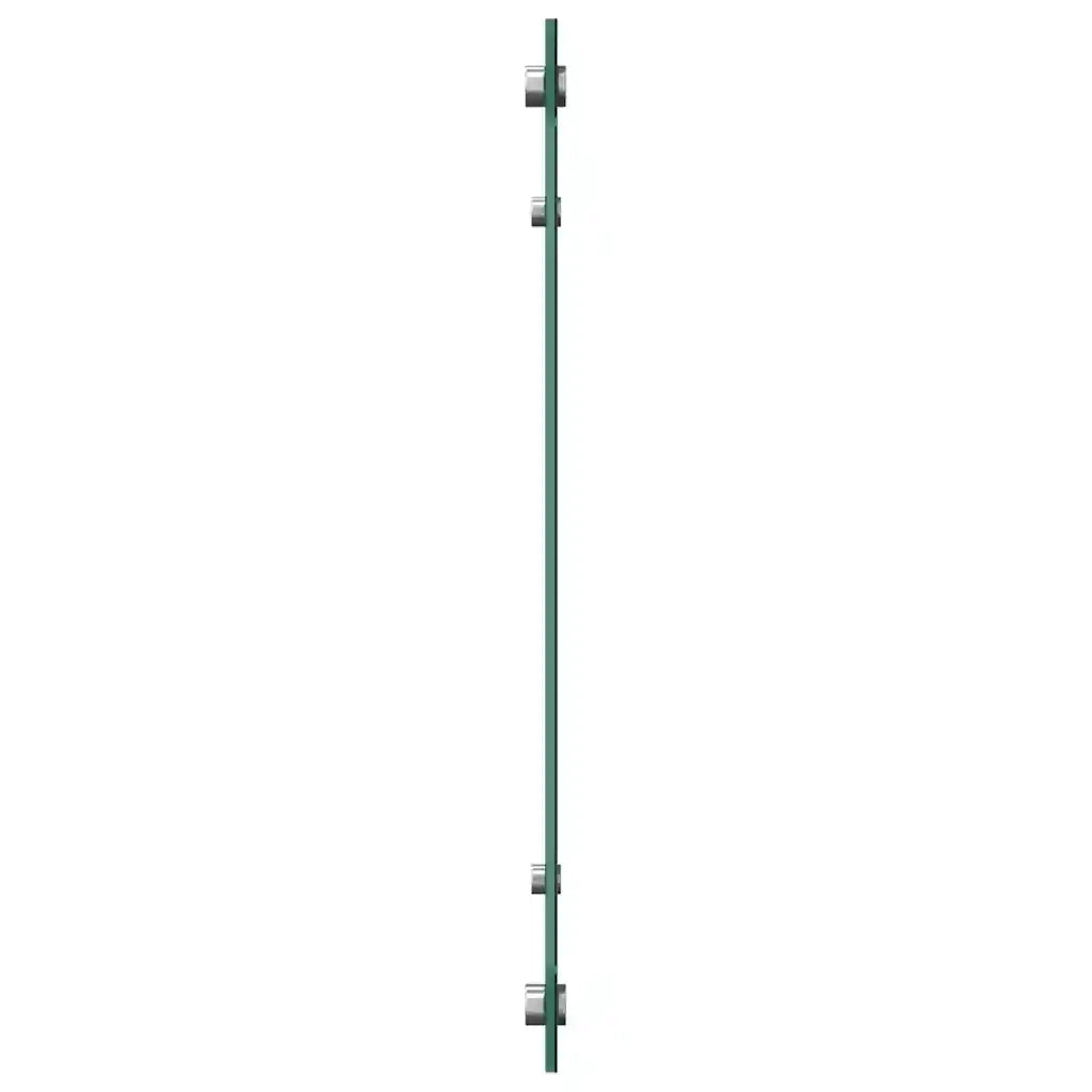 Paraschizzi per Cucina 2 pz Neri 80x50 cm in Vetro Temperato 3315799