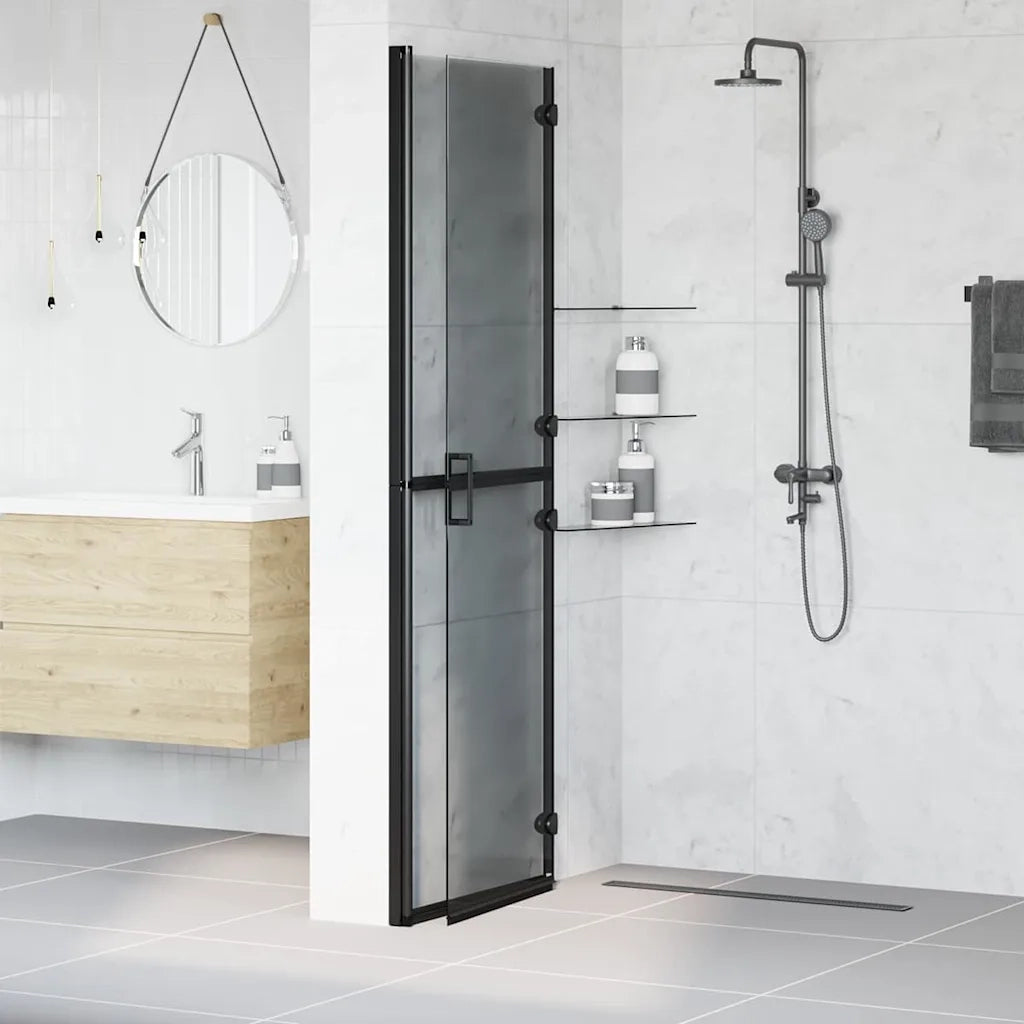 Parete doccia walk-in Nero 120 x 6,5 x 190 cm 42017968