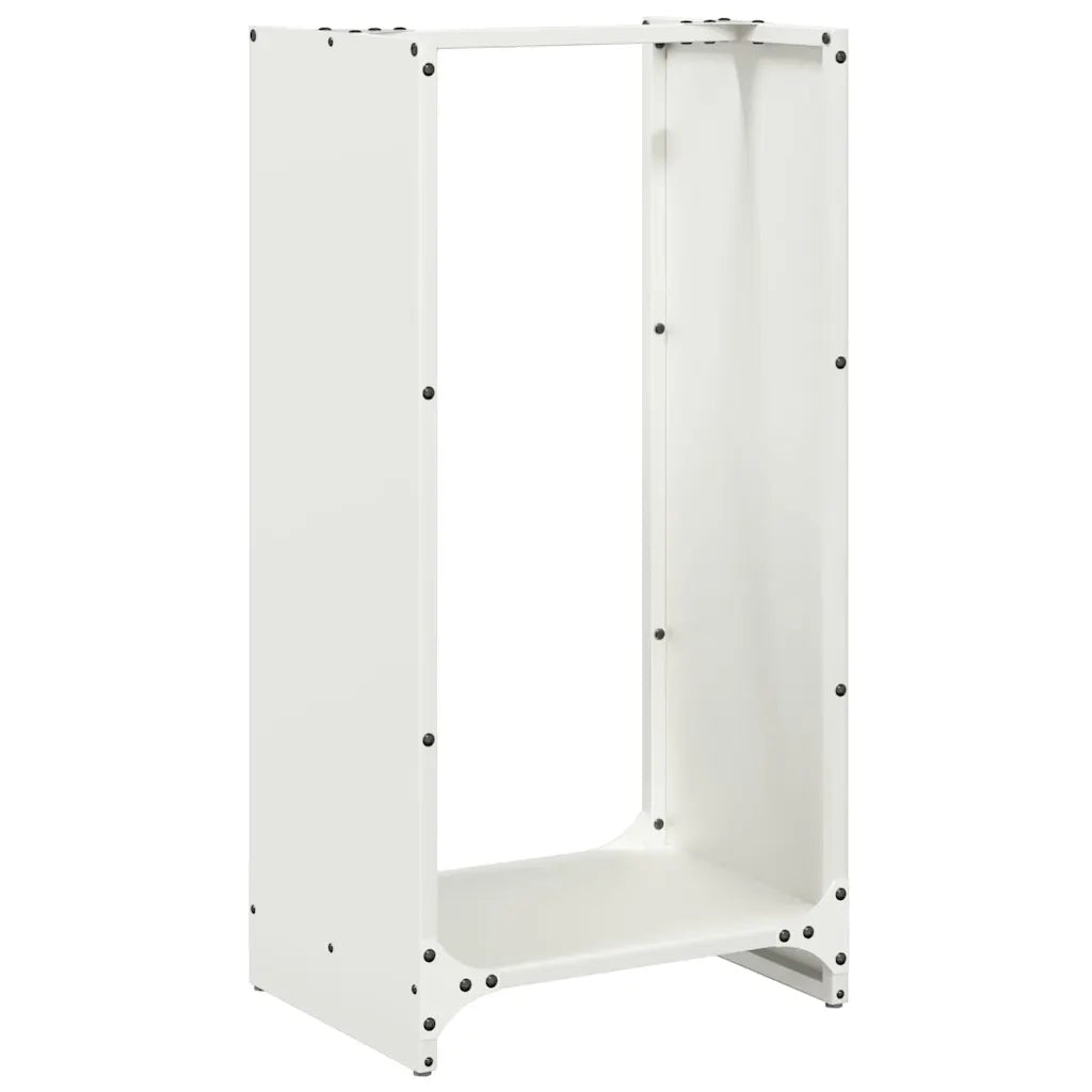 Rastrelliera per Legna da Ardere Bianca 40x30x80 cm CFW5006257
