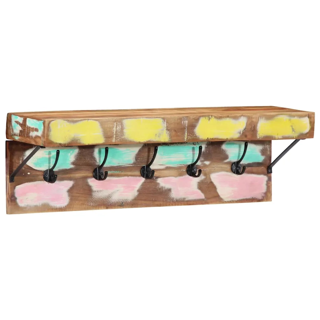 Appendiabiti Multicolore Legno massello di recupero 4102747