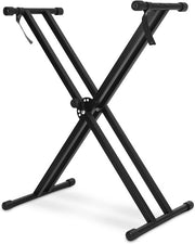 Standarizzazione elettrica per organo in legno con doppia staffa regolabile in altezza - standarizzazione per tastiera in stile X portatile