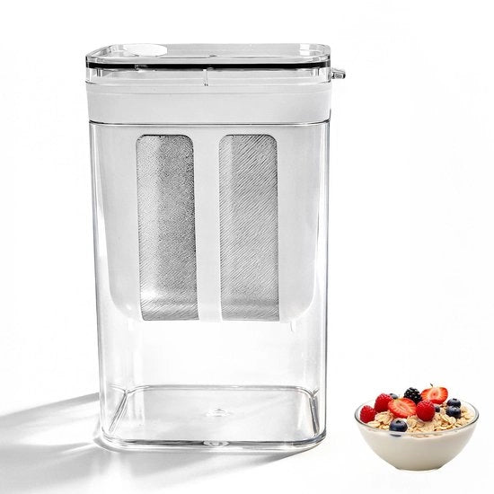 Strainer per Yogurt in Acciaio Inossidabile - Capacità 1100 Ml - Facile da Utilizzare