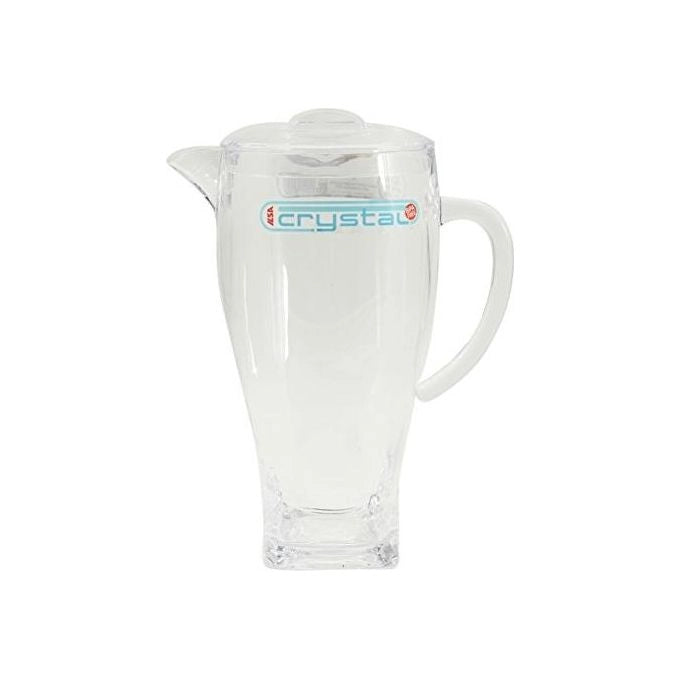 ILSA 2512 Crystal Caraffa Agata in MS da 2,2 L con Coperchio colore Trasparente