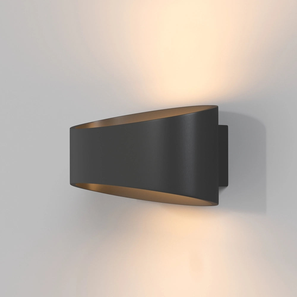 Applique da parete Maytoni Trame nera LED 6W 3000K 2 luci