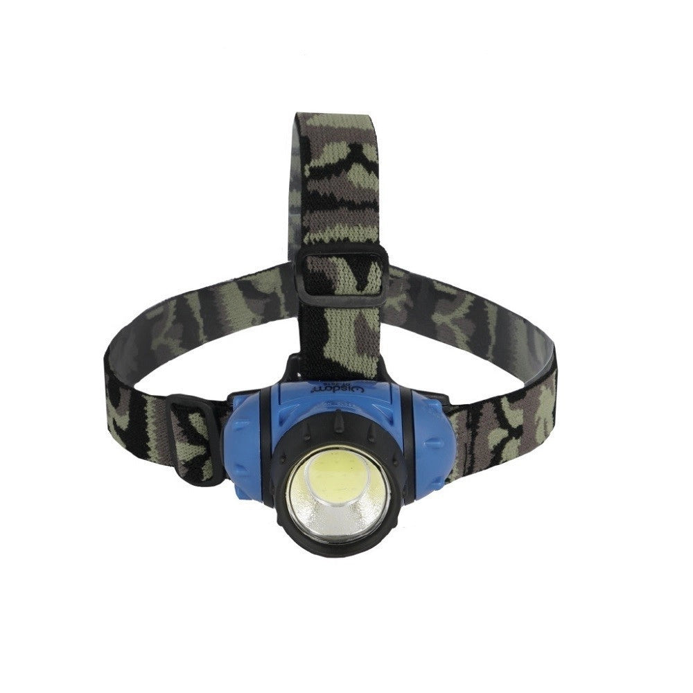 Trade Shop - Torcia Led Cob Frontale Testa 3w Luce Regolabile Escursioni Pesca Gite Dt-2016 -