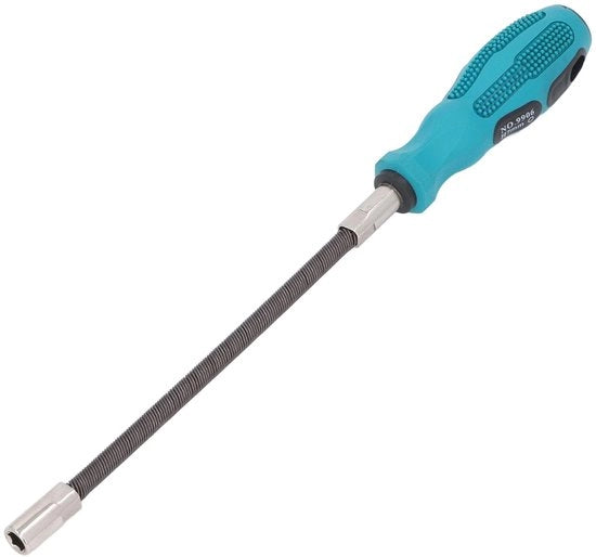 Slangklemaandrijving 7 mm - Dopsleutel Flexibile Antiscivolo - Stampo in Acciaio di Alta Qualità - Multifunzionale - Lunga Durata - Chiave a Morsa