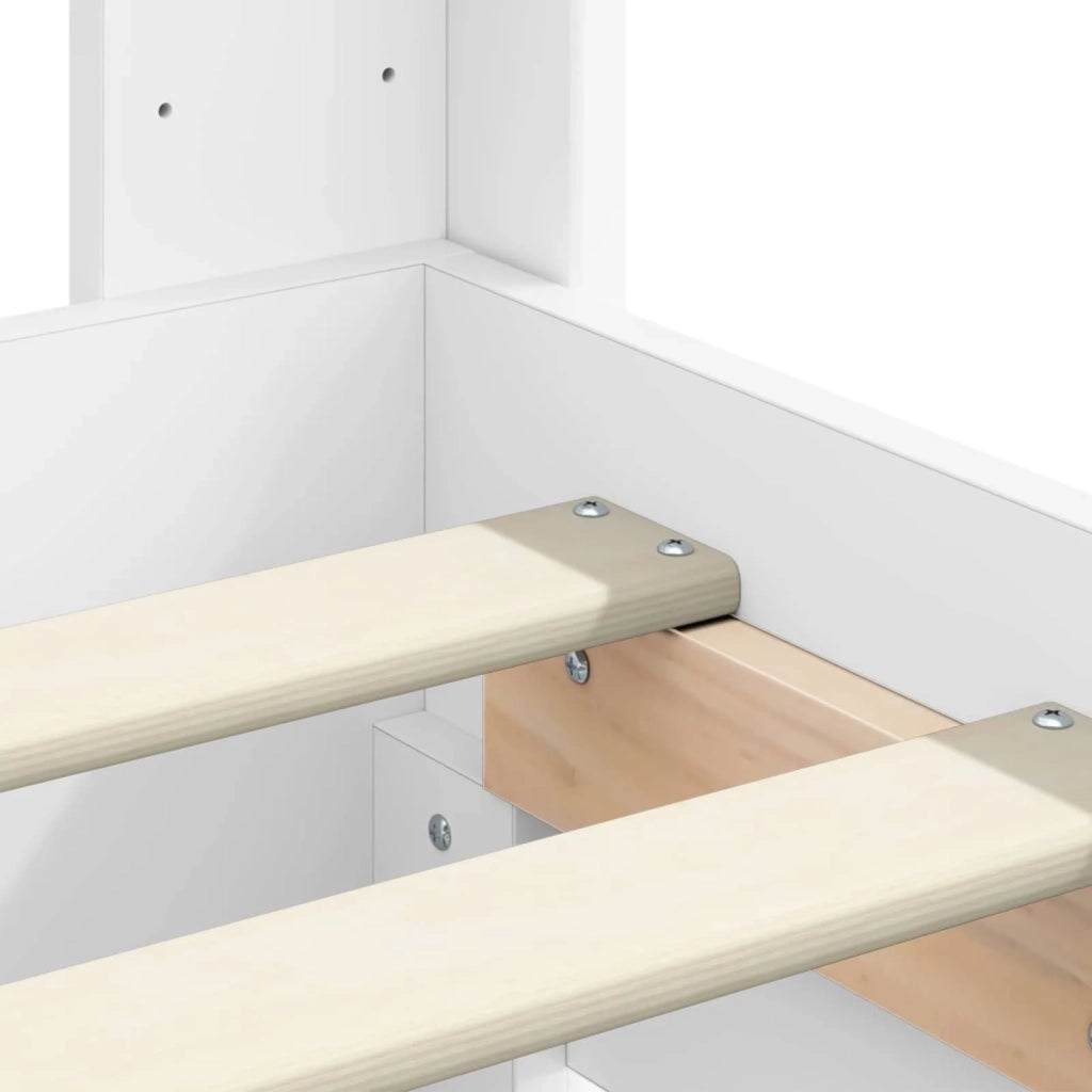 Letto da camera | Struttura del letto con stoccaggio e testata 3 pcs