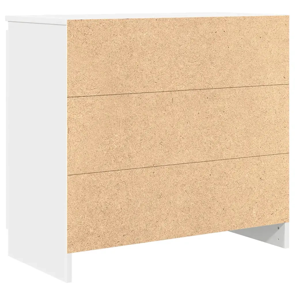 Credenza con Cassetto-Buffet-Armadio da cucina Bianco 71x35x65 cm in Legno Multistrato 392932