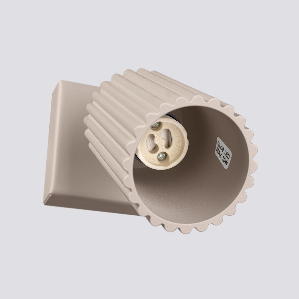 Lampada da parete KARBON taupe