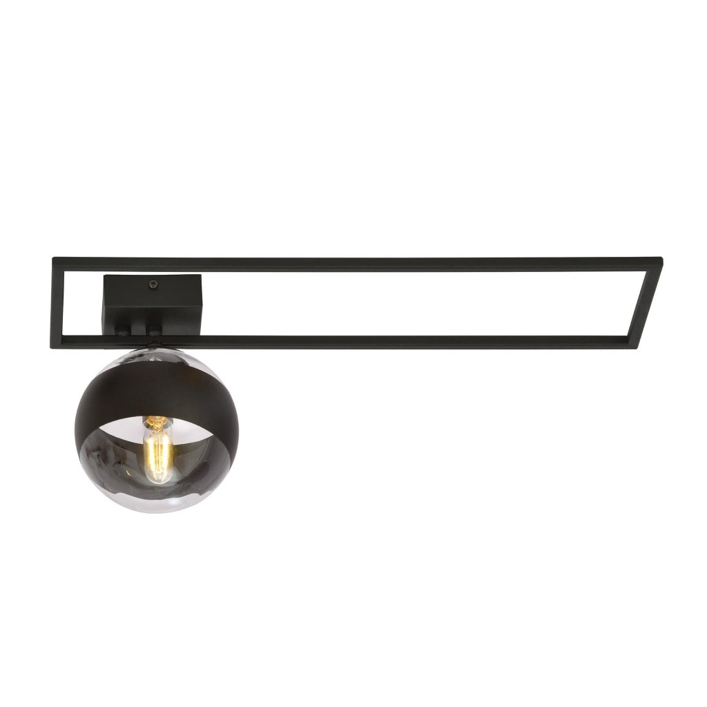 Plafoniera Emibig IMAGO 1B 1xE14 nera metallo 50cm