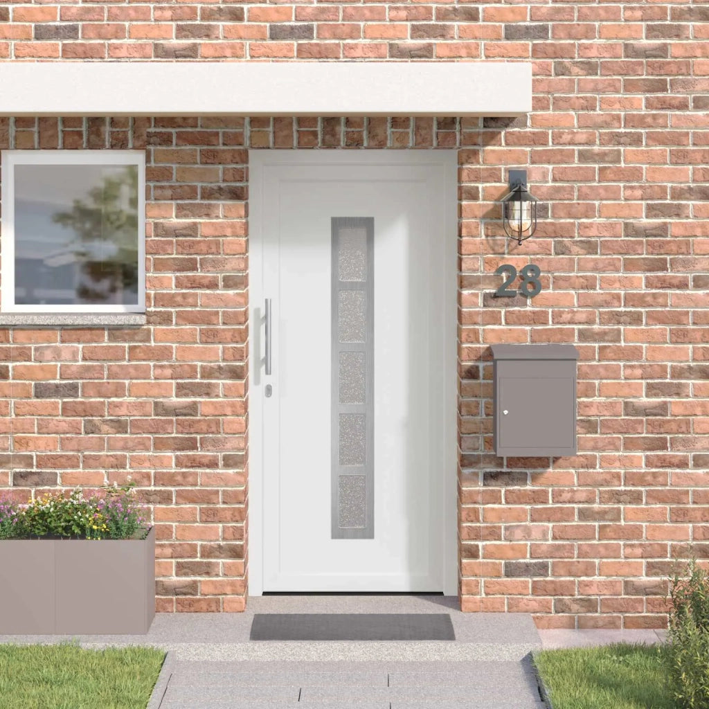 Porta Frontale Bianco 108 x 208 cm PVC 3445674