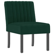Poltrona | Sedia Pantofola Verde Scuro in Velluto