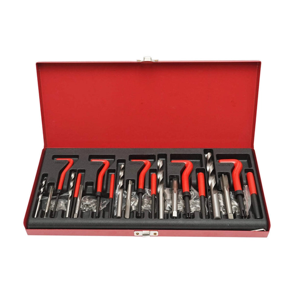 Set per riparare filetti M5, M6, M8, M10, M12, 131 pezzi