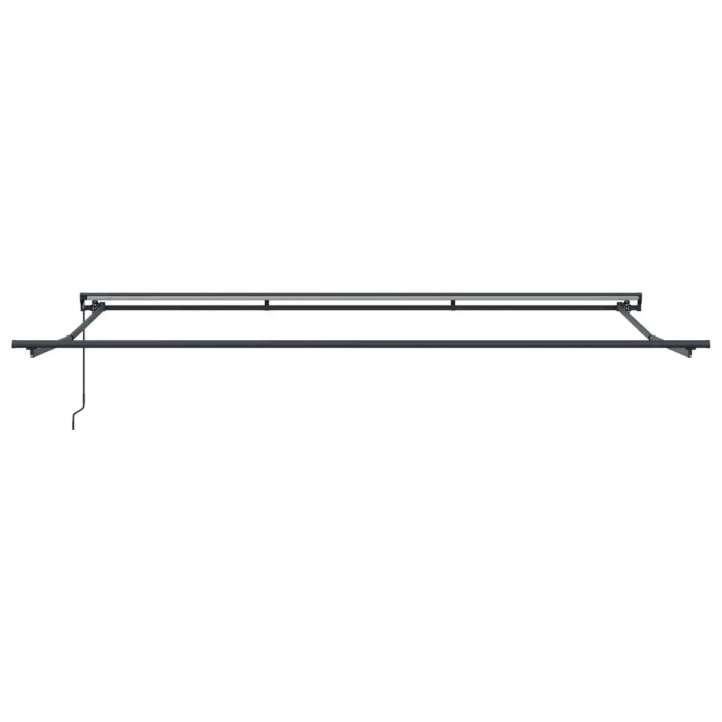 Tenda retrattile manuale Rosso e Bianco 4,5 × 3,5 m 3420467